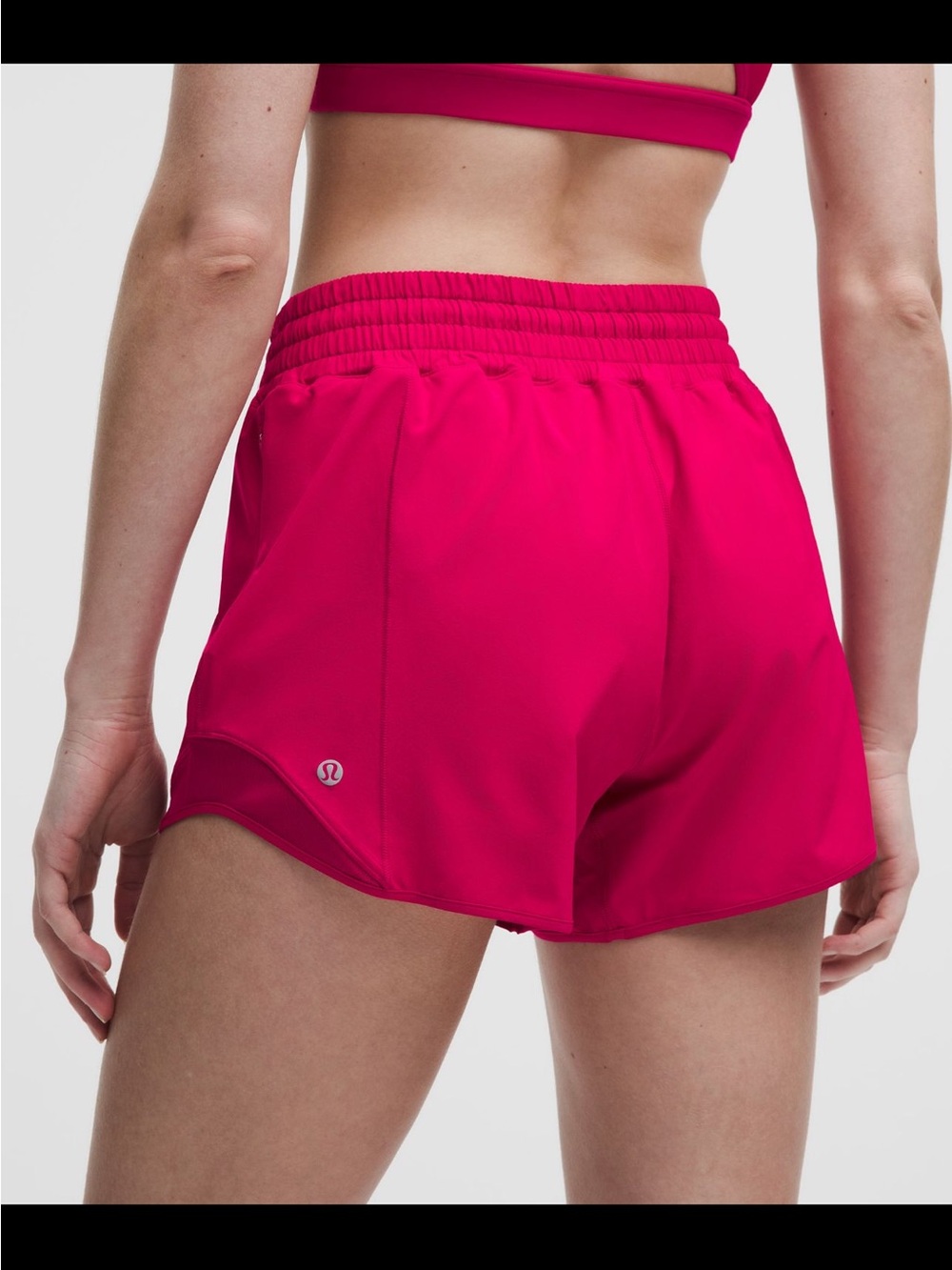 lululemon athletica Women's Athletic Shorts in Bright Pink